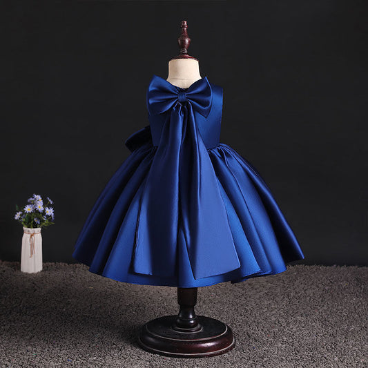 Navy Blue Tutu Skirt Elegant Dress