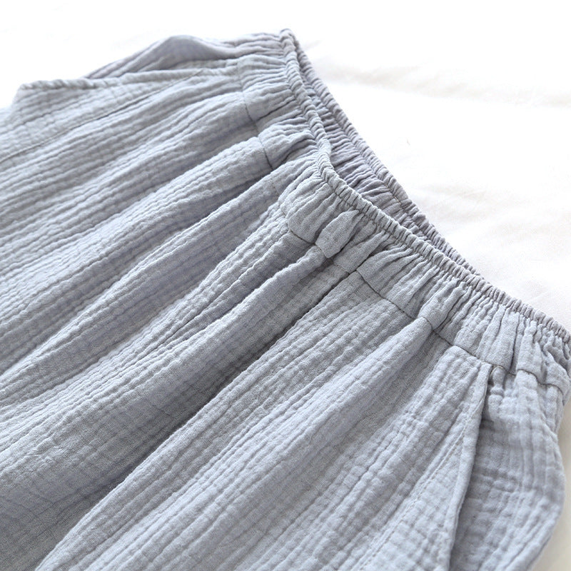 Navy crepe cotton Pajama Set
