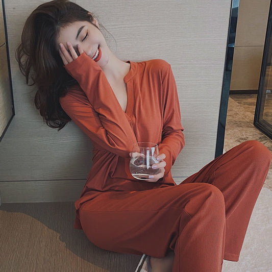 Modal Long Sleeve Pajama Set