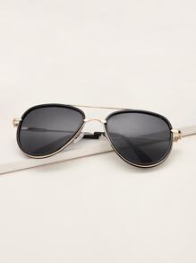 نظارات شمسية بإطار معدني من توب بار