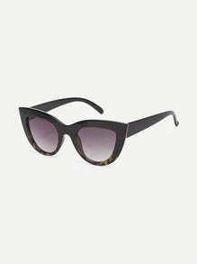 Tortoiseshell Pattern Frame Sunglasses